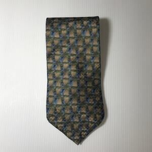 Artisphere Charles Vinson Multicolor Abstract Silk Men Necktie